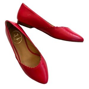 EUC Jack Rogers leather flats